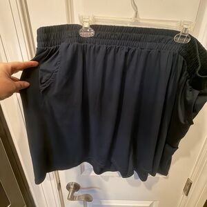 RealEssentials Dark Blue Relaxed Fit Shorts